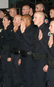 RBC police academy recruits