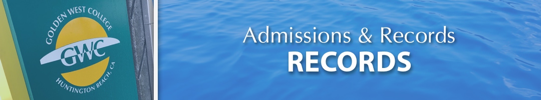 Admissions & Records - Records