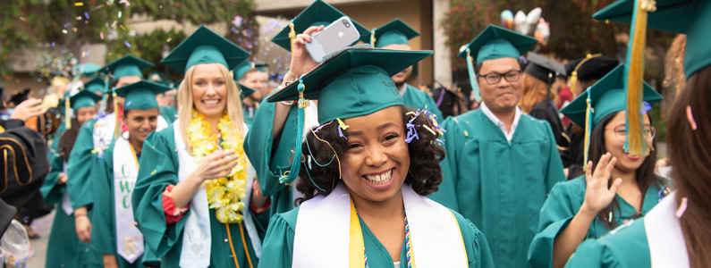 GWC students at graduation