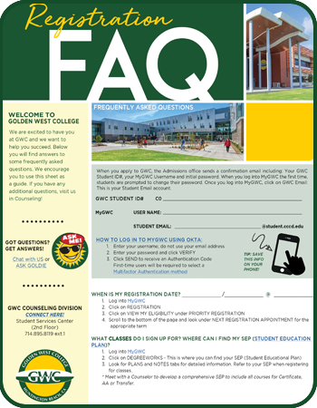Registration FAQs - Click to download PDF