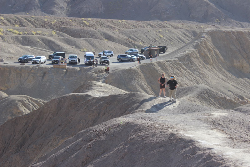 students stopping at a site