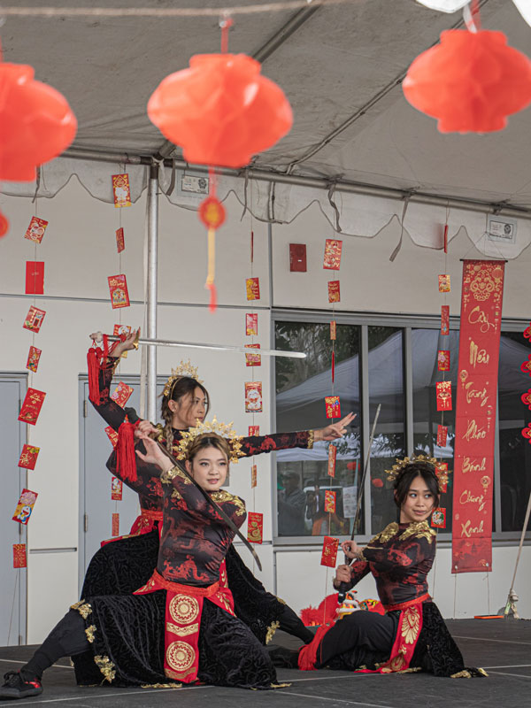 Lunar New Year dancers