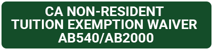 CA Nonresident Tuition Exemption Waiver AB540/AB2000