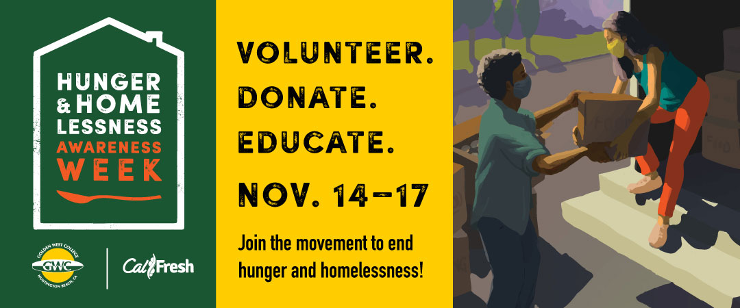 Hunger & Homeless Awareness Week Nov 14-17