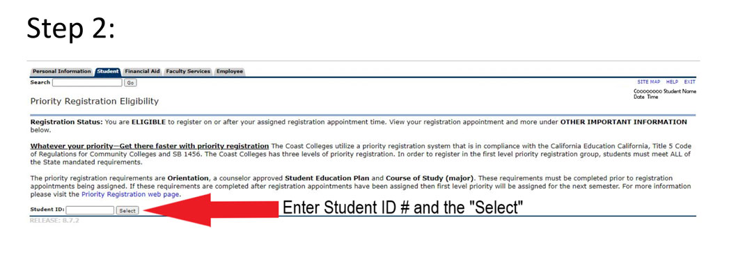 How do I know if my transcripts - Step 2