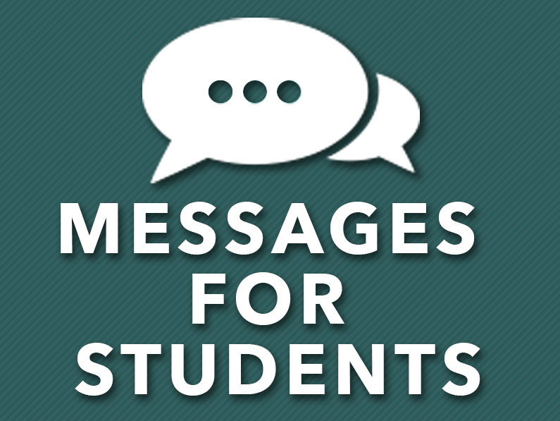 GWC Messages for Students